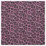 Pale Blush Pink Leopard Print Fabric | Zazzle