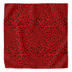 Pink leopard texture pattern. bandana