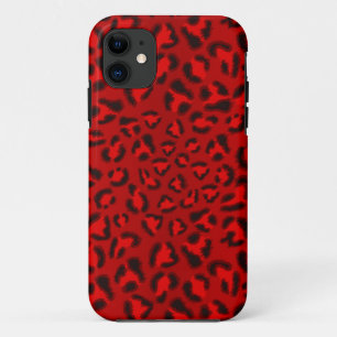 Pink leopard texture pattern. iPhone 11 case