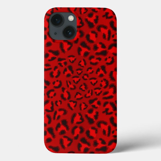Pink leopard texture pattern. Case-Mate iPhone case (Back)