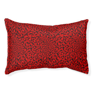 Pink leopard texture pattern. pet bed