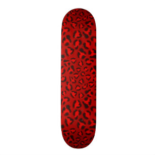 Pink leopard texture pattern. skateboard deck
