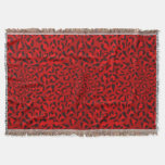 Pink leopard texture pattern. throw blanket