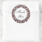 Pink Leopard Thank You Stickers
