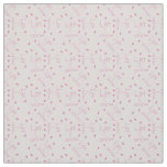Pink Let It Snow Holiday Text Design Fabric