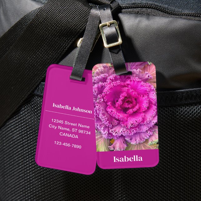 Pink Lettuce  Luggage Tag (Creator Uploaded)