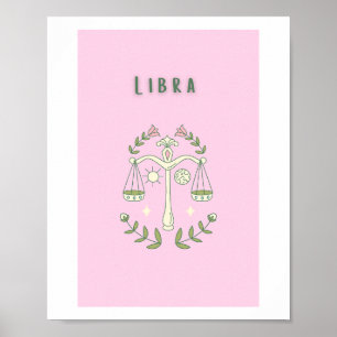 Pink Libra, zodiac, star sign
