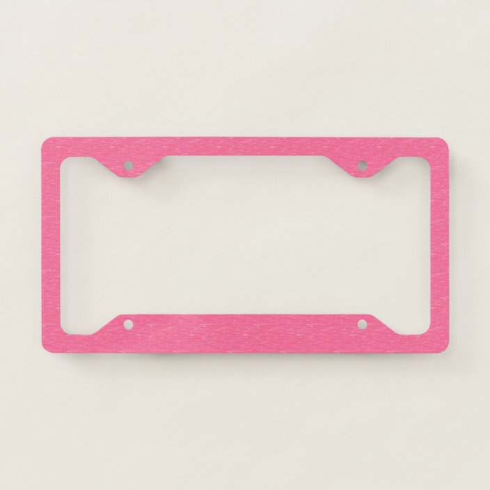 Pink License Plate Frame