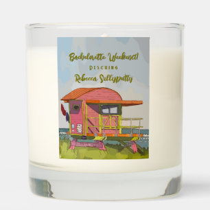 Pink Lifeguard Vibes Bachelorette Weekend Scented Candle