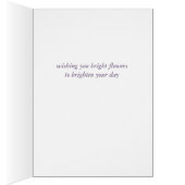 Pink Light Campion Wildflower Thinking of You Cards (Inside (Right))