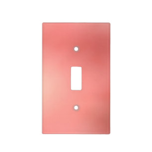 pink light switch cover