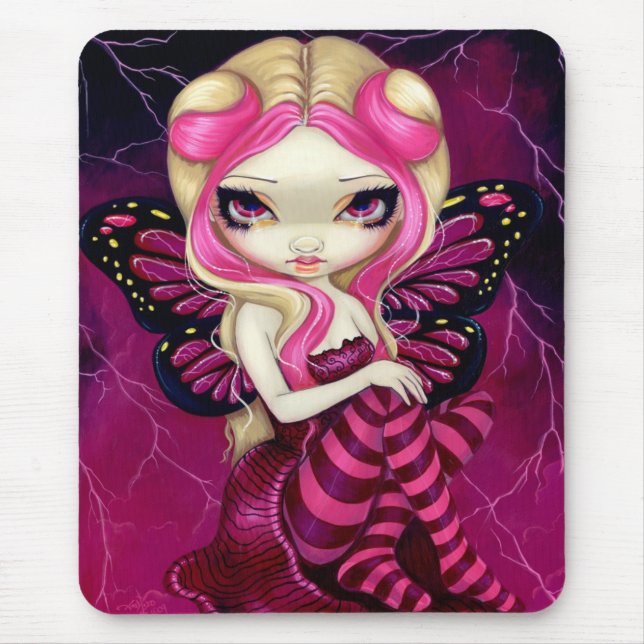 "Pink Lightning" Mousepad (Front)
