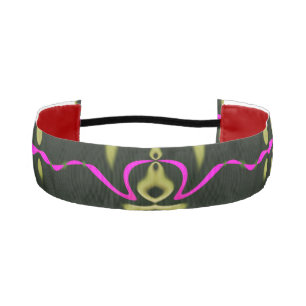 Pink Lights Canvas Athletic Headband