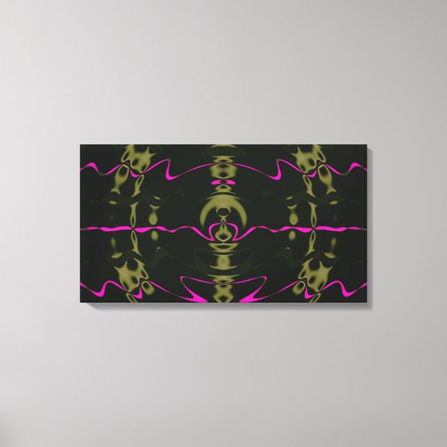 Pink Lights Canvas Print (Front)