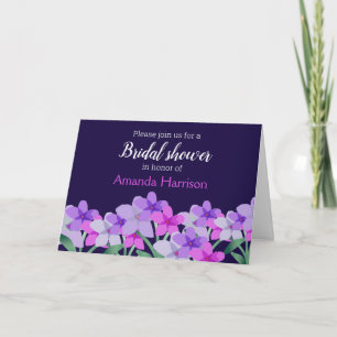 Pink Lilac Floral Bridal Shower Invitation