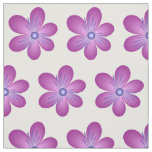 Pink Lilac Flowers Abstract Art Floral Pattern Fabric