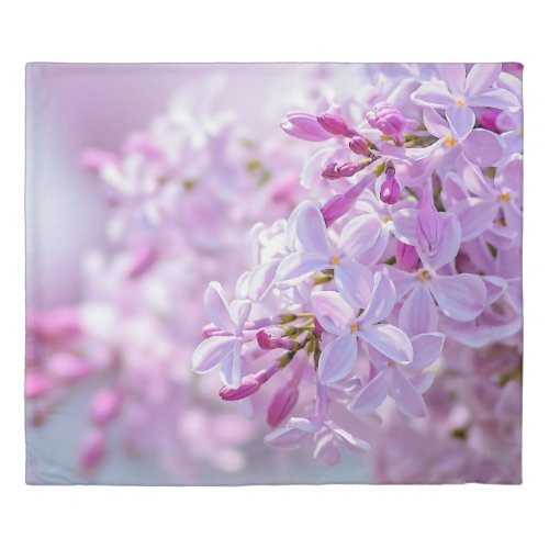 Pink lilac flowers