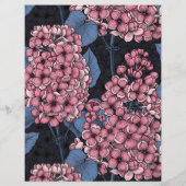 Pink lilac on dark blue (Back)