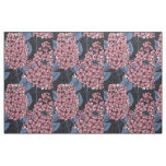 Pink lilac on dark blue fabric