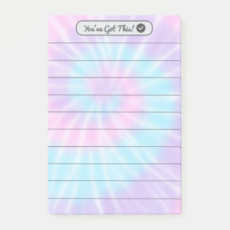 Pink & Lilac Tie-Dye Notes