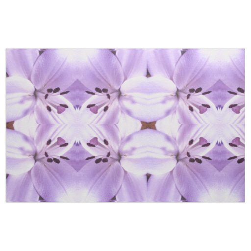Pink Lilies Fabric