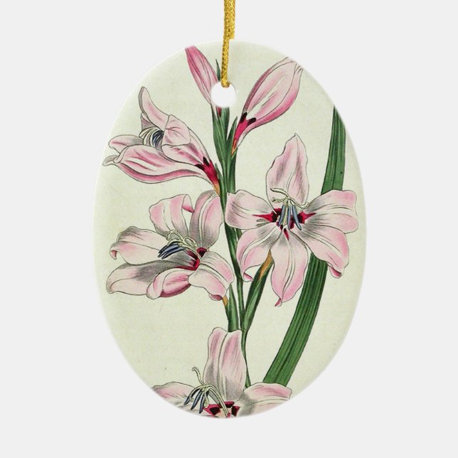 Pink Lilies - Ornament (Front)