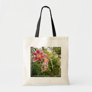 Pink Lillies Tote Bag