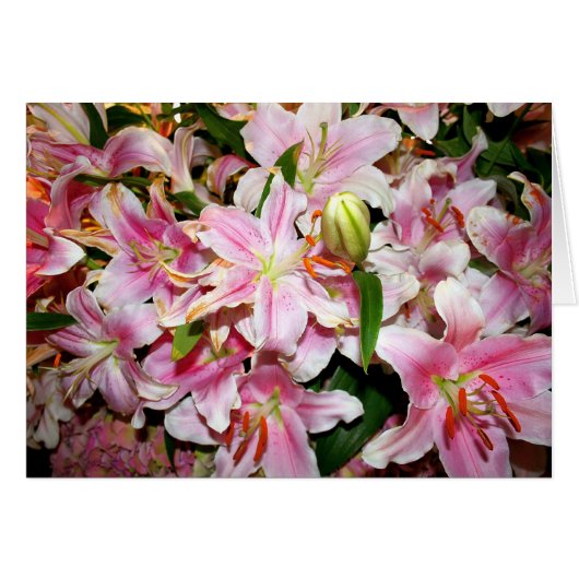 Pink Lily Bouquet (Front Horizontal)
