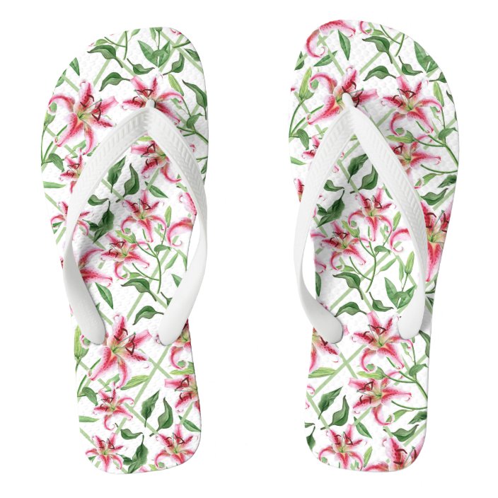 tiger lily flip flops