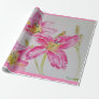 Pink Lily Lillies Flower Floral Watercolor Wrapping Paper