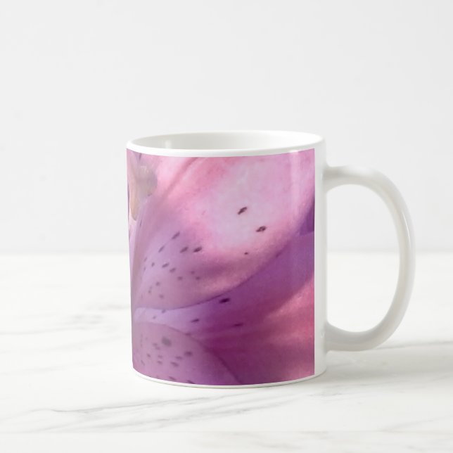 Pink Lily Mug (Right)