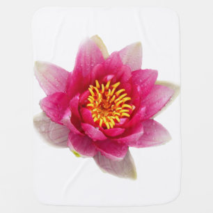 Pink Lily Swaddle Blanket