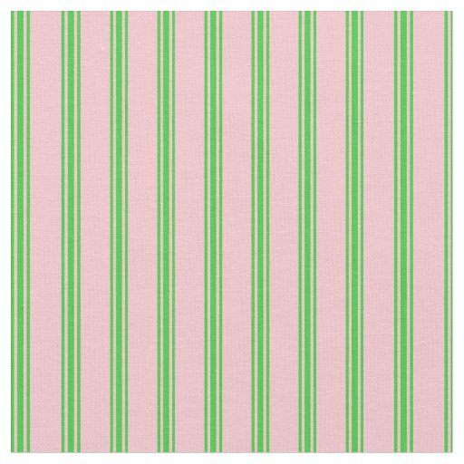 Pink & Lime Green Lines Fabric