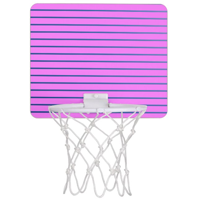 Pink Lined Basketball Hoop (Front)