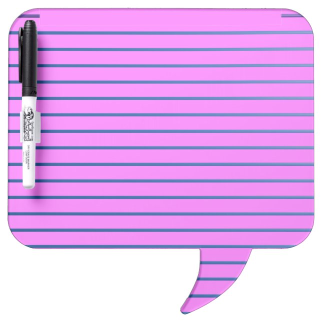 Pink Lined Dry Erase Board (Front)