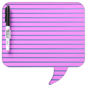 Pink Lined Dry Erase Board