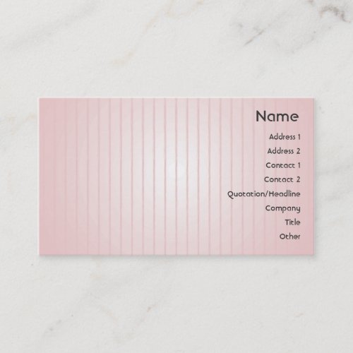 Pink Lines - Business Business Cards
