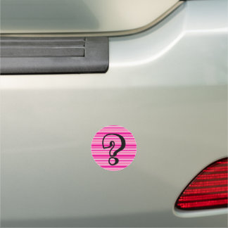 ? Pink Lines Car Magnet