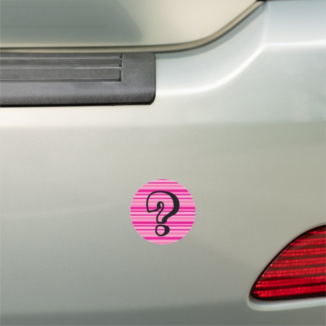 ? Pink Lines Car Magnet (In Situ)