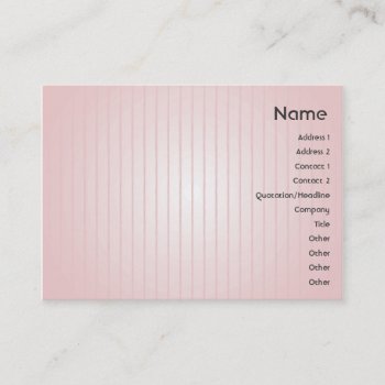 Pink Lines - Chubby Business Card by ZazzleProfileCards at Zazzle