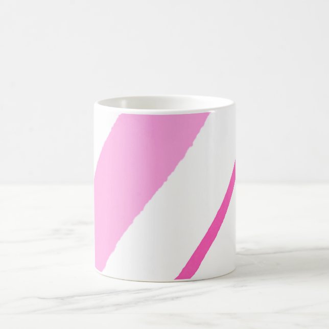Pink lines coffee mug (Center)