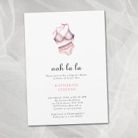 Pink Lingerie Party Ooh La La Bow Bridal Shower