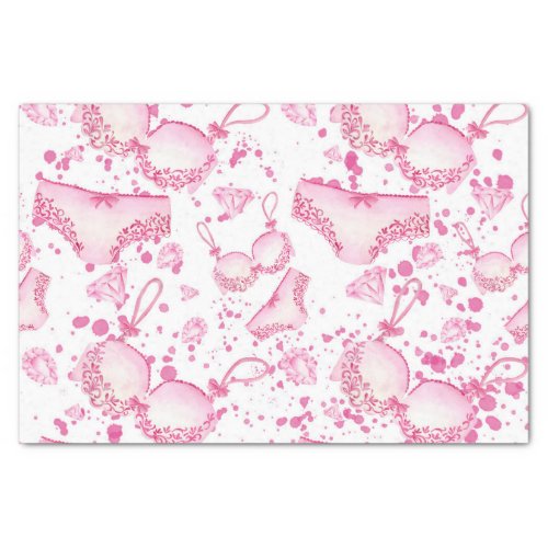 PINK LINGERIE TISSUE PAPER