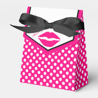 Pink Lips and Polka Dots Girly Gift Box