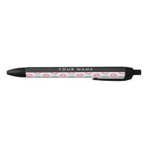 Pink Lips, Blue Lips, Kiss, Your Name, Personalise Pen