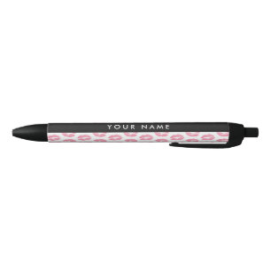 Pink Lips, Kiss, Lipstick, Your Name, Personalise Pen