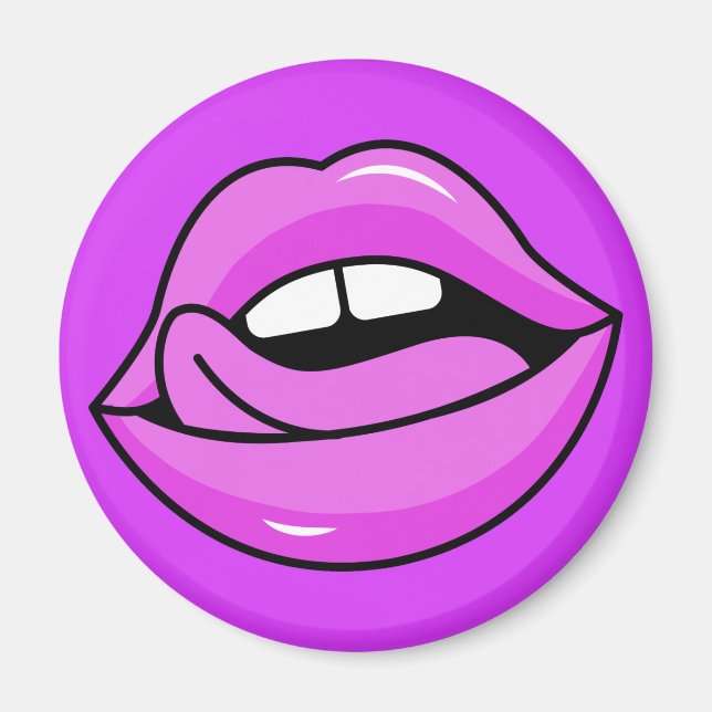 Pink Lips magnet (Front)