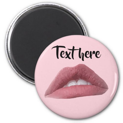 Pink Lips Magnet