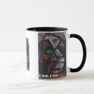 pink lips mug