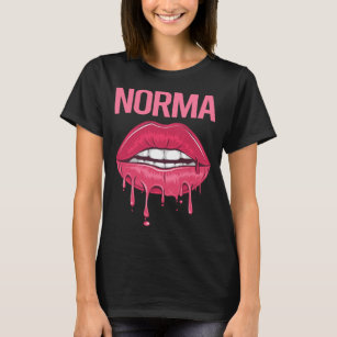 Pink Lips - Norma Name T-Shirt